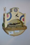 Bradford Exchange Lancaster Dambusters Sculpted Wall Clock