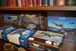 Collection of Corgi Diecast Model Aeroplanes and Two Jigsaws