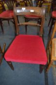 Mahogany Bar Back Dining Chair