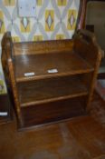 Oak Three Tier Magazine Shelf