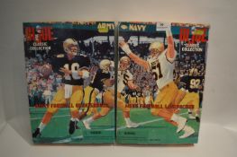 Two G.I.Joe Classic Collection Figurines; Linebacker and Quarterback