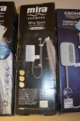 *Two Mira Sport with Airboost Electric Showers