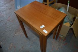 Teak Nest of Two Tables