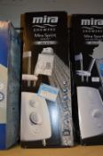 *Two Mira Sport with Airboost Electric Showers