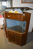 Corner Unit Fish Tank and Accessories
