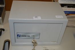 Small Metal Safe with Keys