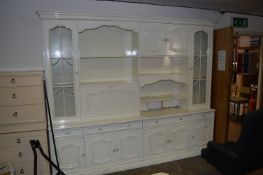Large White Painted Wall Unit