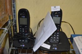BT Two Piece Cordless Phone Set