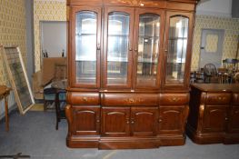 Cherrywood Inlaid Wall Display Unit