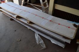 *Two Lengths of Bushboard Worksurface and Seven Lengths of Bushboard Splashbacks in Various Shades