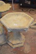 Hexagonal Birdbath