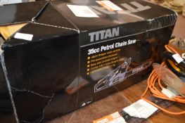 *Titan 35cc Petrol Chainsaw