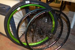 Hemisphere 26x195 Bicycle Tyre and Rim with a Pair of BT Swiss Bicycle Wheel Rims
