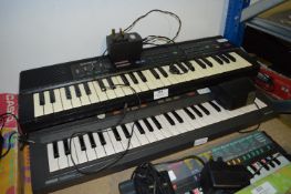 Casio MT 140 and a Yamaha PSS 460 Keyboard