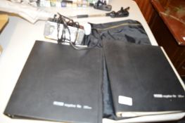 Portable Darkroom, File Binders and a Backlight