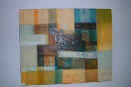 Large Abstract Oil on Canvas