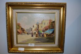 Gilt Framed Oil On Canvas 