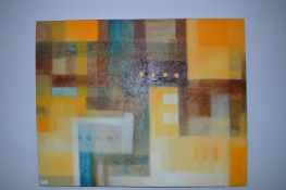 Large Abstract Oil on Canvas