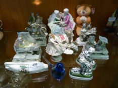 Collection of Pottery Fairings and Small Ornaments