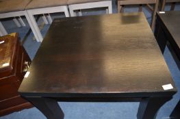 Black Square Side Table