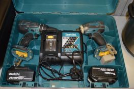 *MAKITA TWINPACK CORDLESS TOOL SET