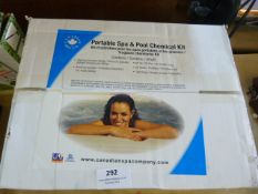 *PORTABLE SPA/POOL CHEMICAL KIT