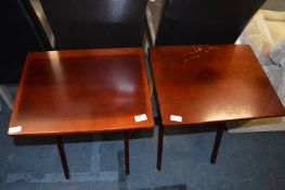 Pair of Folding Side Tables