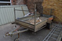 Logik Single Axle Plant Trailer with Loading Ramp