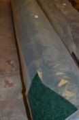 2m by 15m Roll of Green Cord Carpet