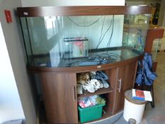 Large Juwel Bow Fronted Fish Tank, Cabinet and Accessories