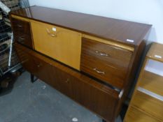 1950's Beautility Sideboard Cocktail Cabinet