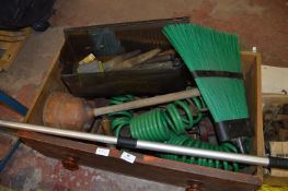 Drawer Containing Assorted Vintage Tools, Vices, etc.