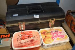 Toolbox Containing Assorted Hand Tools