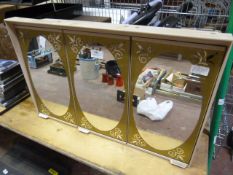 Mirrored Door Bathroom Cabinet