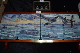 Davenport Collector Plates in a Wall Rack