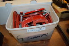 Box of Assorted G-Clamps