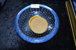 Goodyear Blue Bubble Ashtray