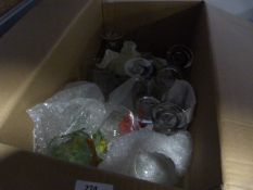 Box Lot of Drinking Glassware