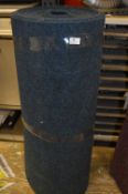 15m Roll of Blue Corded Carpet