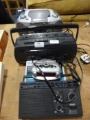 Two Radios, Two CD Players and a Clock Radio