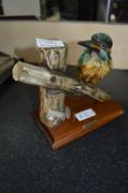 Giuseppe Armani Pottery Figure - Kingfisher