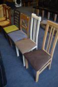 *Harlequin Set of Four Odd Dining Chairs