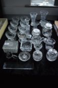 Selection of Cut Glass Items