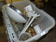 Ceiling Light Shades and a Angle Poise Magnifying Light