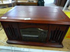 Vintage Style Cabinet CD/Record Player