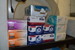 *Twelve Boxes of Latex Gloves (Assorted Sizes)