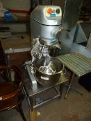 Spar Single Phase 20 Quart Food Mixer on Stand Complete with Paddle and Dough Hook