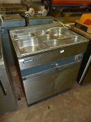 *Lincat Seven Pot Bain Marie over Hot Cupboard