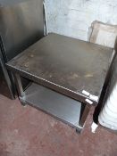 Stainless Steel Two Tier Appliance Stand