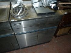 *Lincat Stainless Steel Preparation Unit over Double Cupboard
